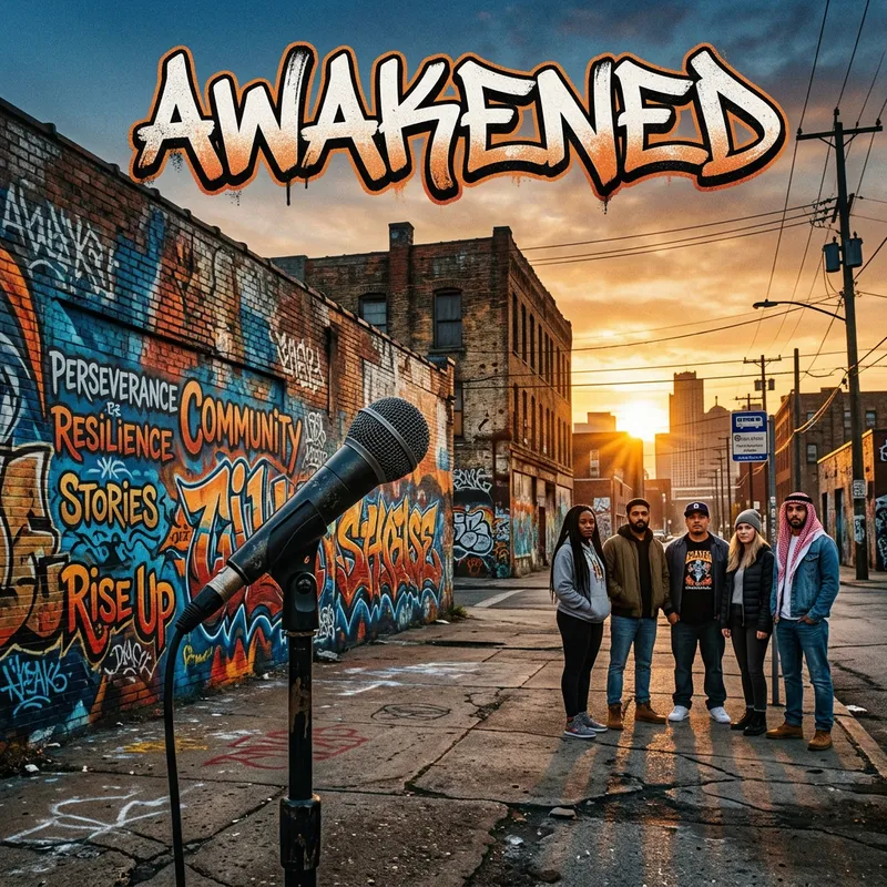 Awakened: Hip Hop Album Cover Design