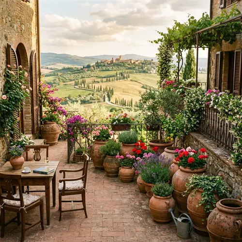 Tuscan-Inspired Terrace Decor Ideas