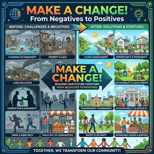 Make a Change: Transform Negatives into Positives