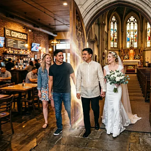 Magical Transition: Bridal Gown & Barong Transformation