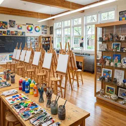 Art Classroom Supplies and Creativity Inspiration