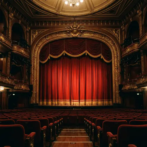 Theatre with Curtain Drawn