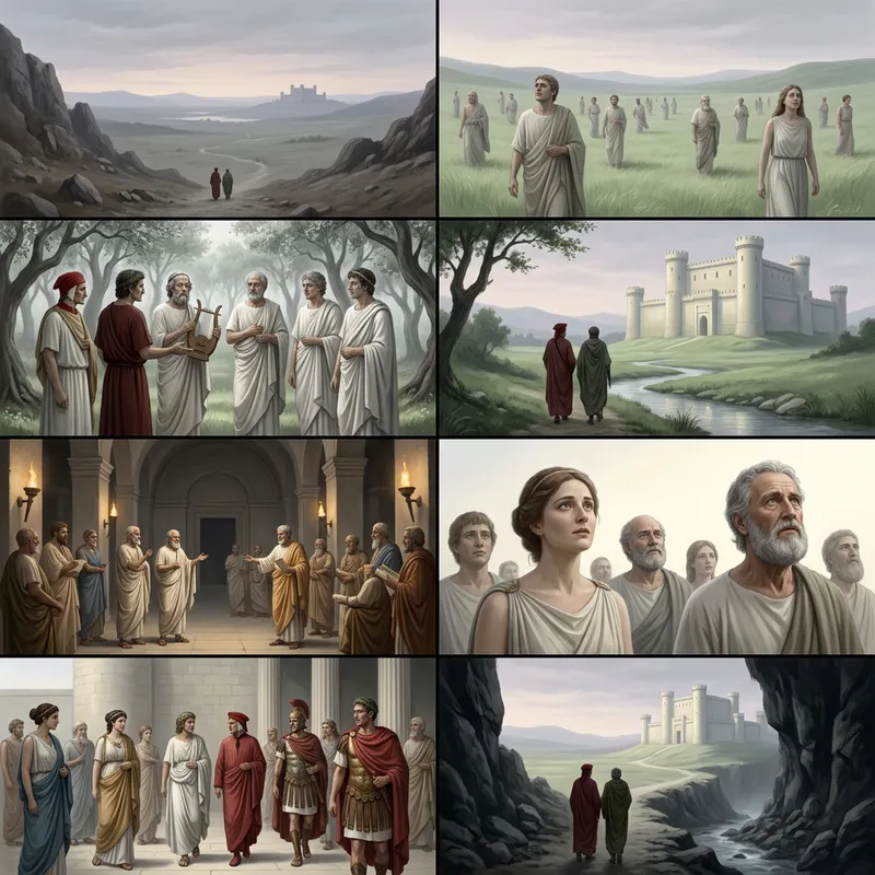 Limbo - First Circle of Inferno in Dante's Divine Comedy - Pagan Souls Yearning for God