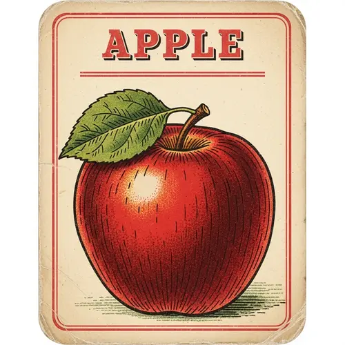 Kaufman Card for the Word Apple