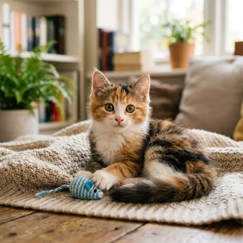 Adorable Domestic Cat with Bright Sparkling Eyes | Cute Cat Photo