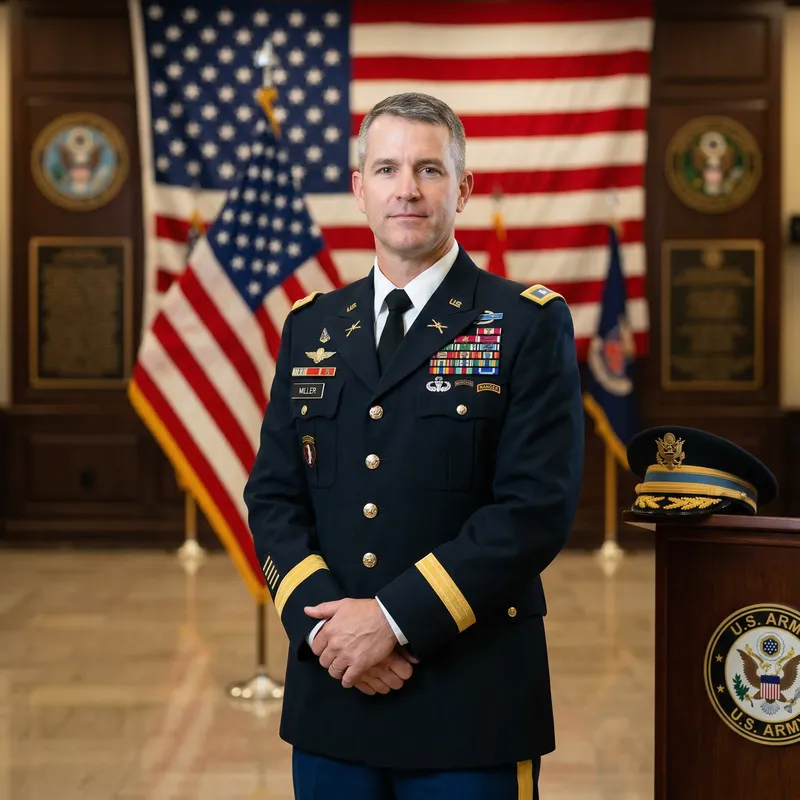 Dignified Military Portraits | Patriotism in Focus