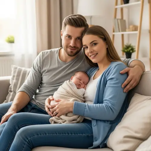 Add a Baby Photo Between Us