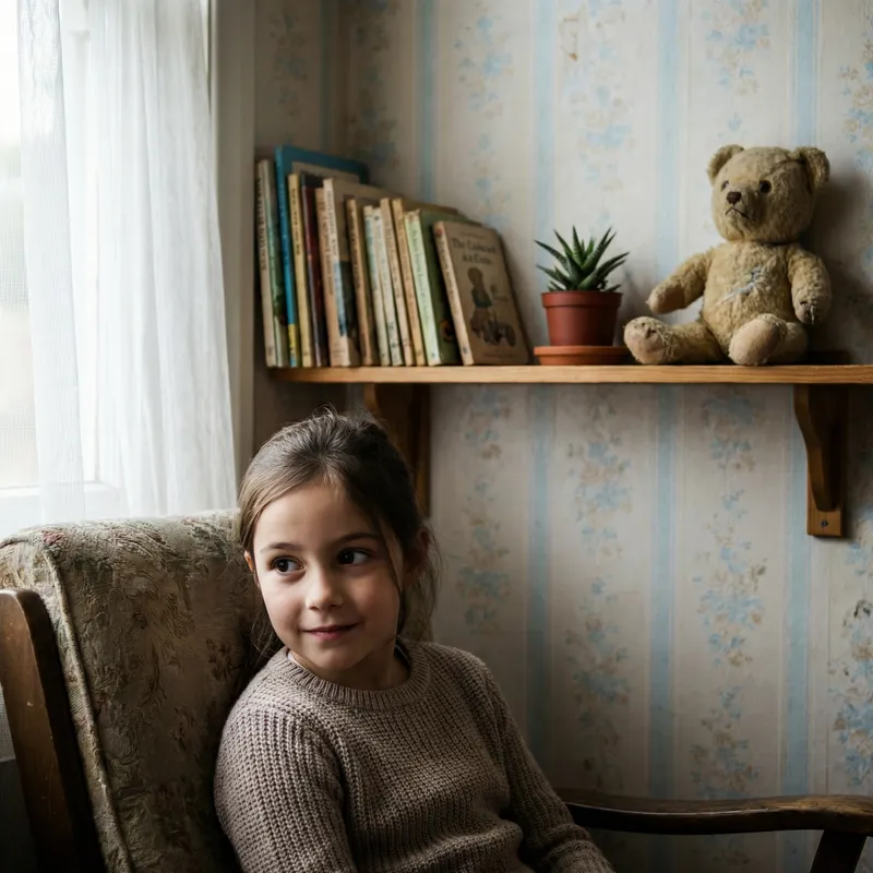 Silently Struggling Caucasian Girl Embracing Resilience Silently Struggling Caucasian Girl Embracing Resilience