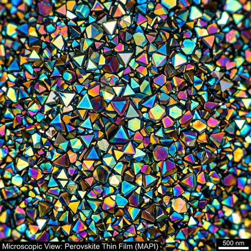 Perovskite Thin Film Micro-Nano Architecture | Refractive Crystals