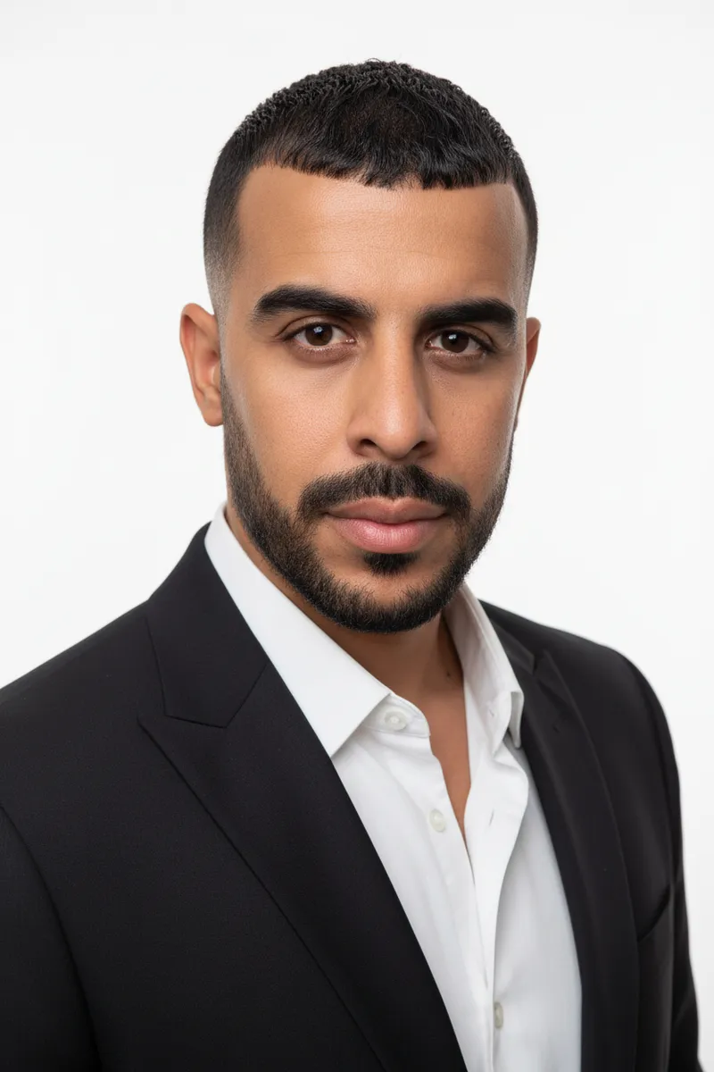 Luxurious Portrait in Black Suit - 4K HD Quality