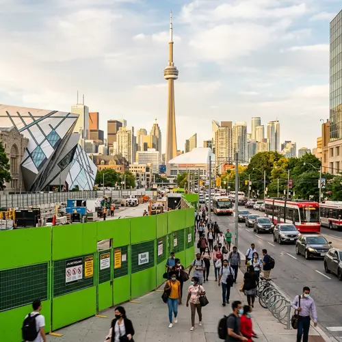 Explore Vibrant Toronto Skyline and Urban Charm - CN Tower, ROM