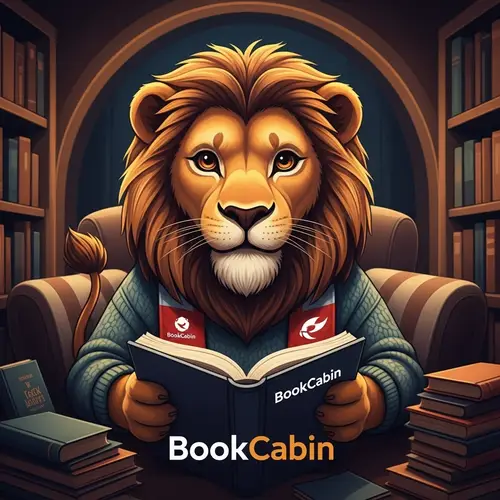 BookCabin Lion Mascott Design Ideas