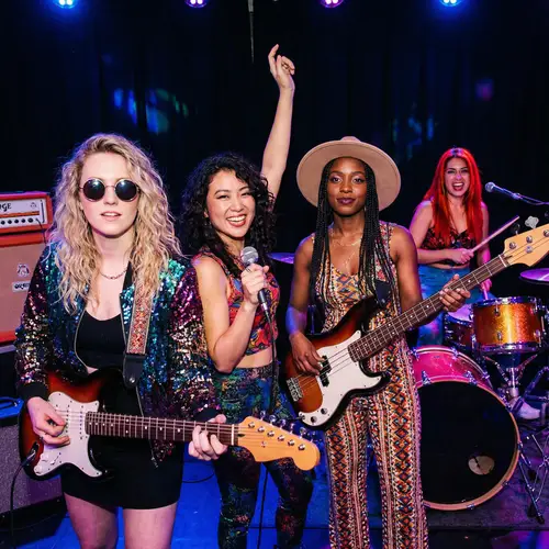 Diverse Female Music Band | Fashionable & Colorful Stage Performers