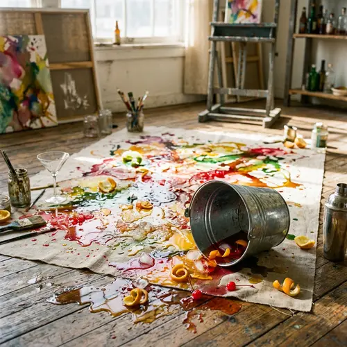 Cocktails on Canvas: Artistic Liquid Creations