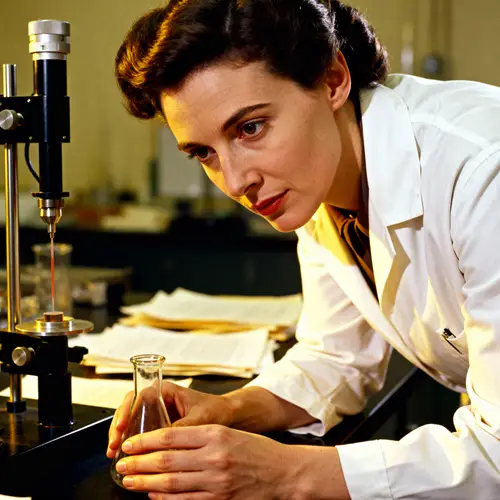 Rosalind Franklin in the Laboratory