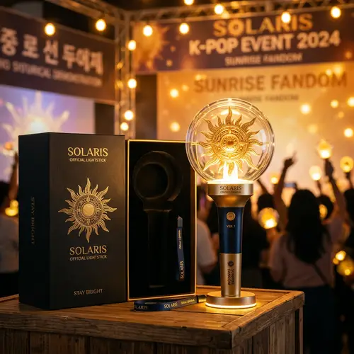 Stunning K-Pop Lightstick with Sun Design