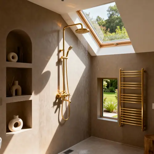Luxurious Attic Bathroom Design Inspiration