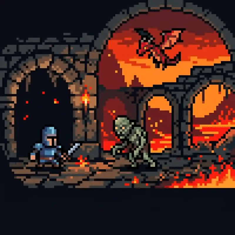 Medieval Fantasy Game Art - Diablo Themed Image