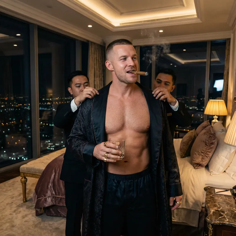 Luxury Master Bedroom in a Penthouse Oasis