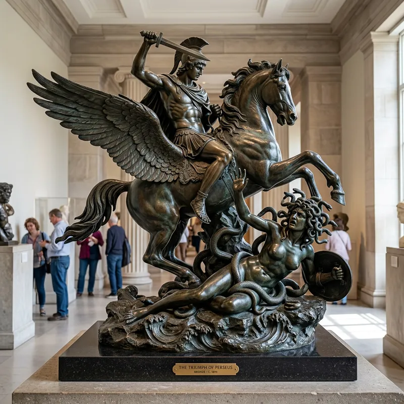 Elegant Sculpture Masterpieces in Marble and Bronze