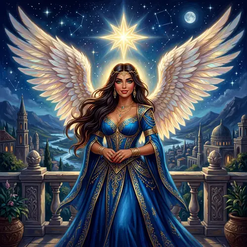 Enigmatic Fantasy Art: Angel-Vampire Character