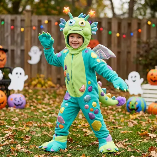 Unique Alien Monster Costume for 6-Year-Olds