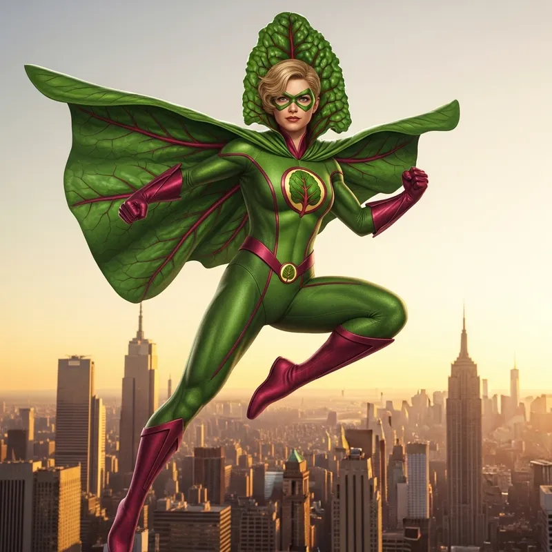 Superheroina La Acelga: A Green Heroine