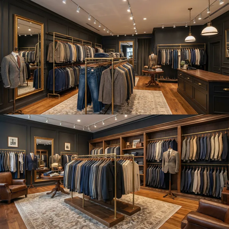 Custom Style Clothing Store Interior Design