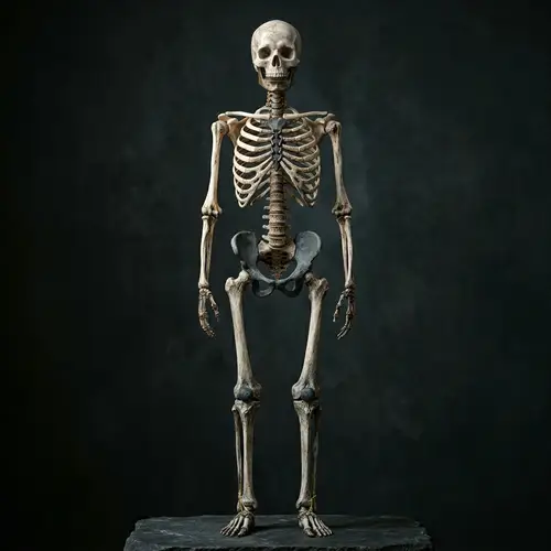 Artistic Human Skeletal System Representation