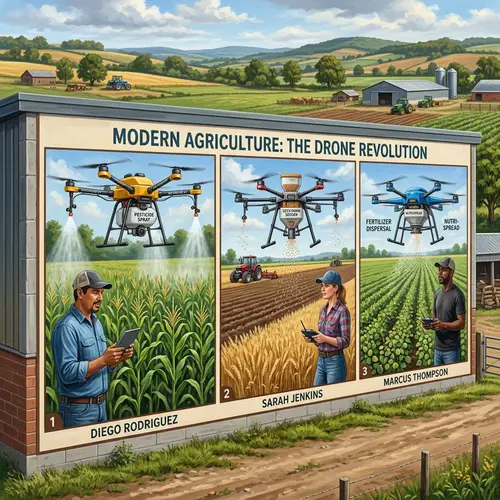 Modern Agriculture Drone Technology in Rural Farming