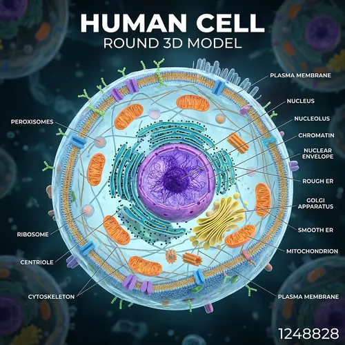 3D Round Human Cell Model for Study