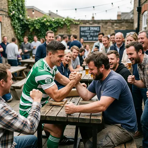Cristiano Ronaldo Wins Arm-Wrestling Match - Intense Competition
