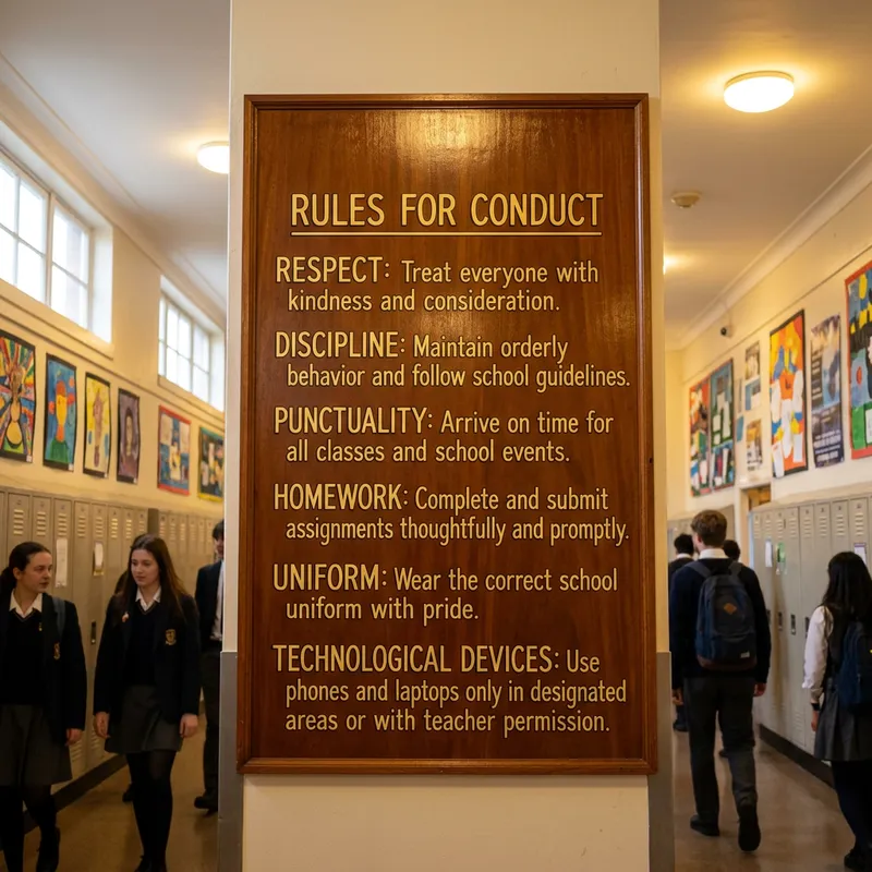 High School Rules for Female Students: Guidelines and Codes of Conduct High School Rules for Female Students: Guidelines and Codes of Conduct