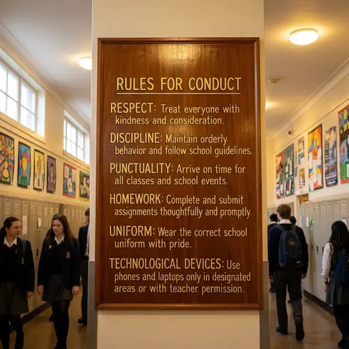 High School Rules for Female Students: Respect, Discipline, Punctuality
