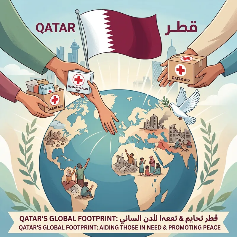 Qatar's Global Role in Assisting Countries Affected by Natural Disasters and Wars
