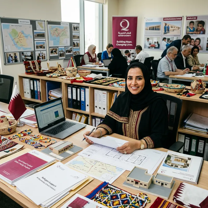 Qatari Woman: Charity Projects for Good Cause