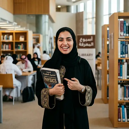 Qatari Student Encouraging Academic Excellence | Passion for Education