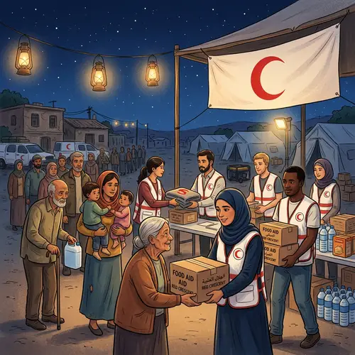 Humanitarian Organization Providing Aid to Individuals in Need