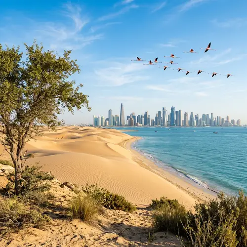 Discover Natural Beauty of Qatar | Sand Dunes, Sea Views & Cityscape