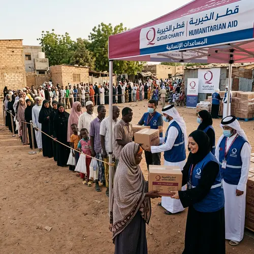 Qatar Charity Humanitarian Aid Distribution - Support for Needy Individuals