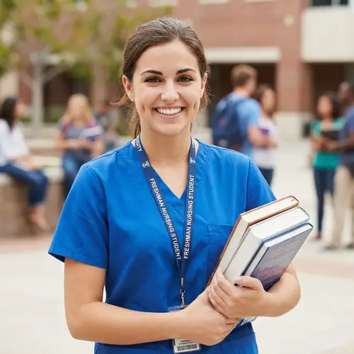 Caucasian Female Nursing Freshmen | Beautiful Appearance