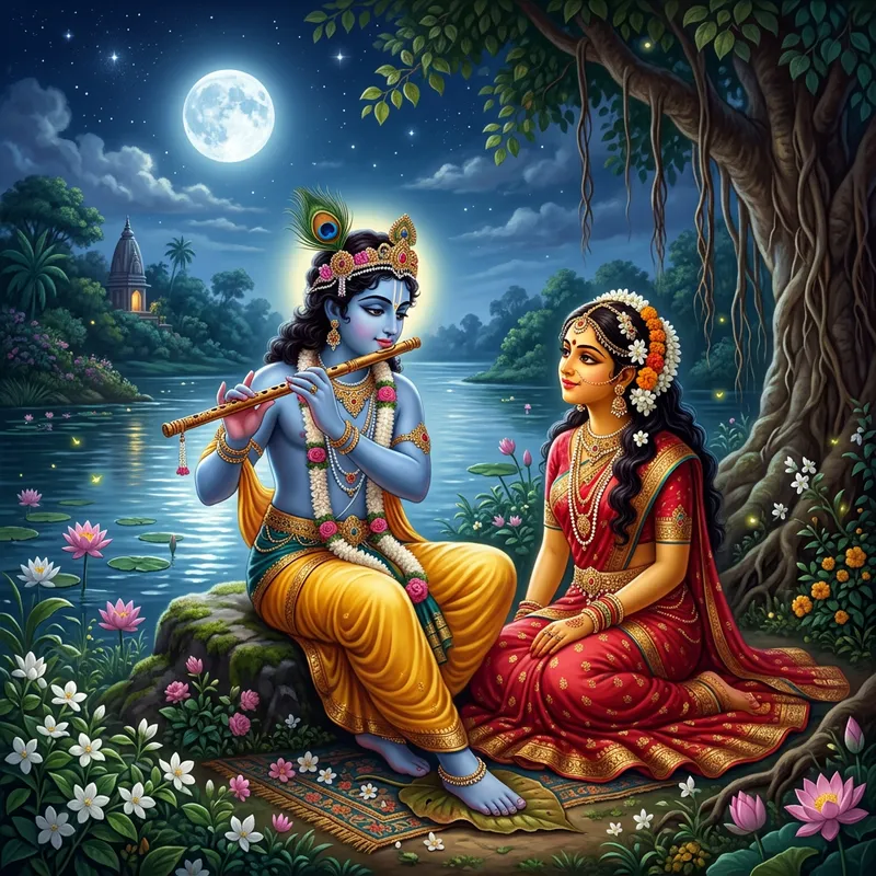 Radha Krishna: Divine Love in Artistic Representation