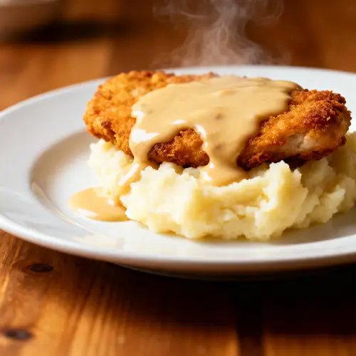 Delicious Chicken Cutlet & Mashed Potatoes Recipe