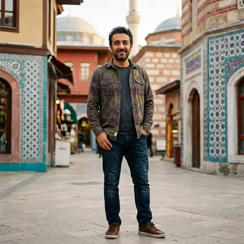 Friendly Turkish Man in Traditional Setting