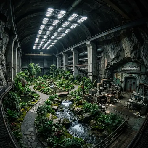 Exploring a Dystopian Underground Bunker