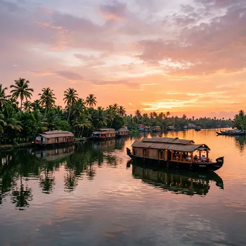 Tranquil Kerala Backwaters: Scenic Beauty of India