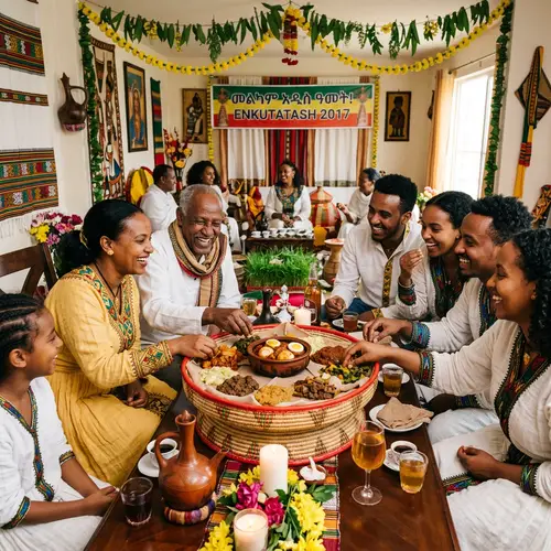 Celebrate Ethiopian New Year with Traditional Foods & Festive Vibe