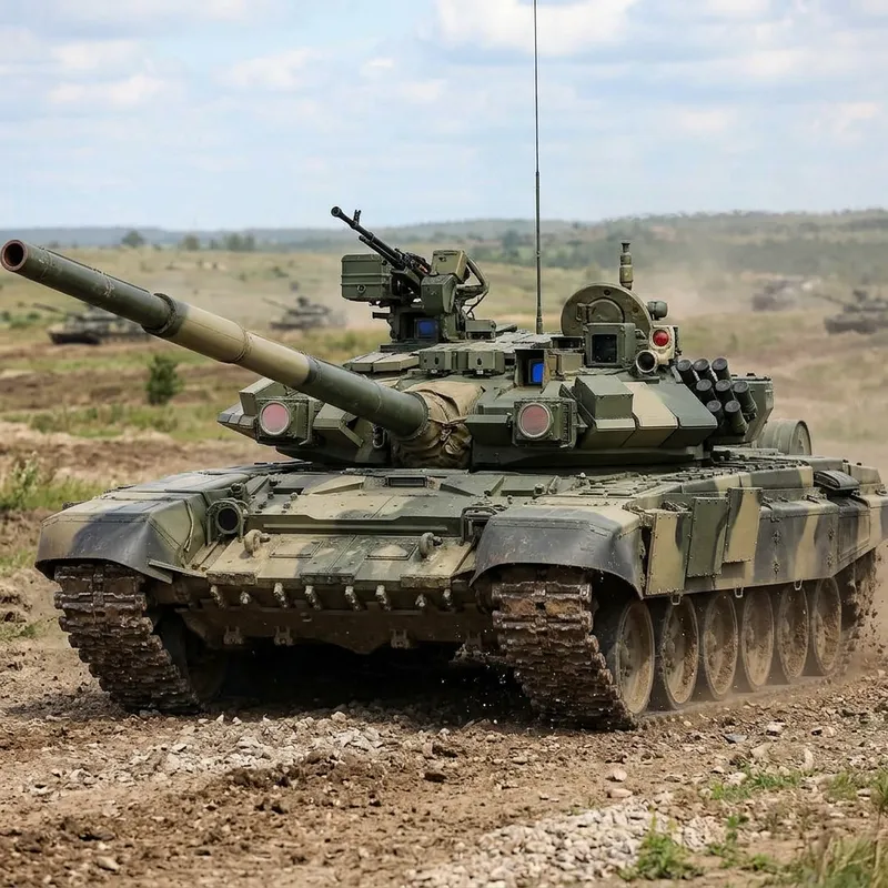 T-90 Tank: Powerful Military Vehicle in Action
