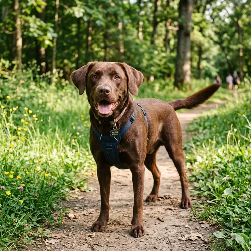 Detailed Image of Moose: Friendly Dog with Short Hair