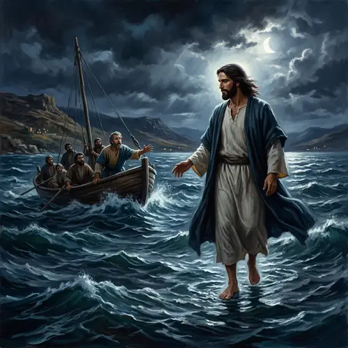 Jesus Walking on Water - A Miracle of Faith